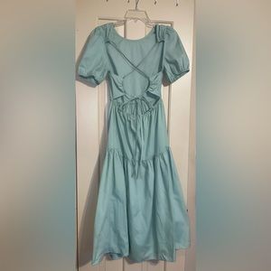 NWOT Molly Green Midi Smock Dress